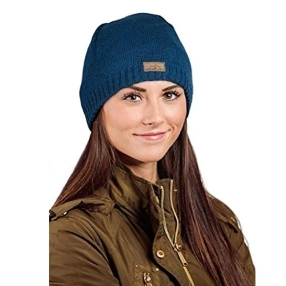 Unisex Blue Beanie Hat